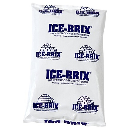 Ice-Brix 5 x 2 3/4 x 3/4'' - 3 oz. Ice-Brix Cold Packs, 96PK BUY00021404